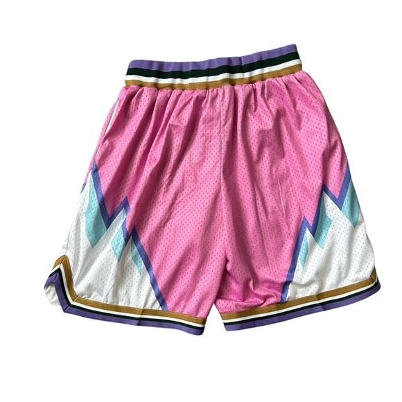 Men’s adult small basketball shorts NWOT abstract mountain graphic - Picture 3 of 6